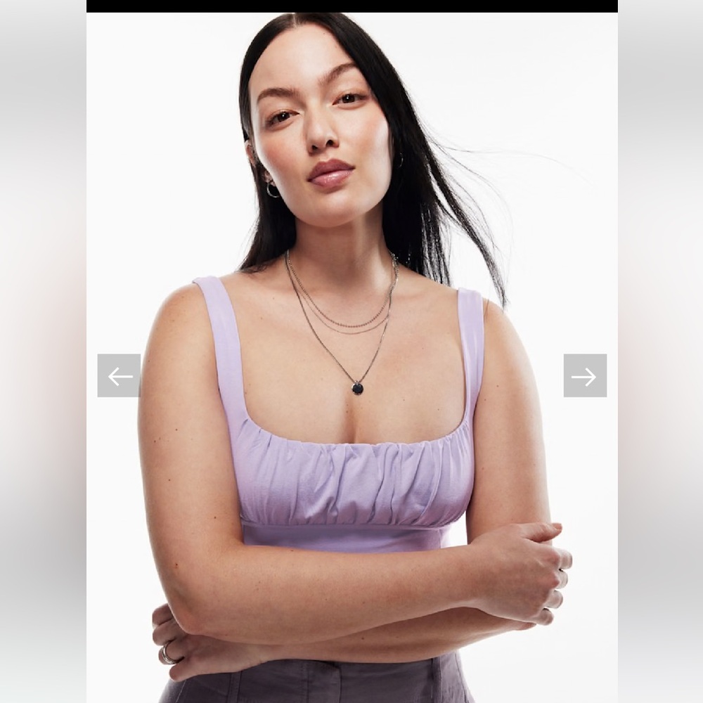 Aritzia Wilfred free Lavender Orbit tank
